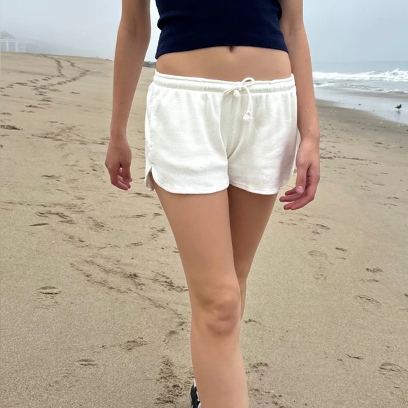 Brandy Melville Pants - Women's White Casual Shorts Brandy